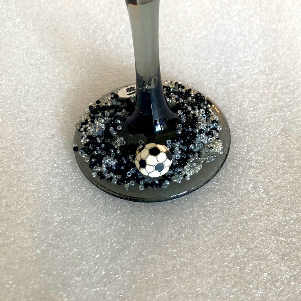 Wine Glass Soccer theme ⚽️